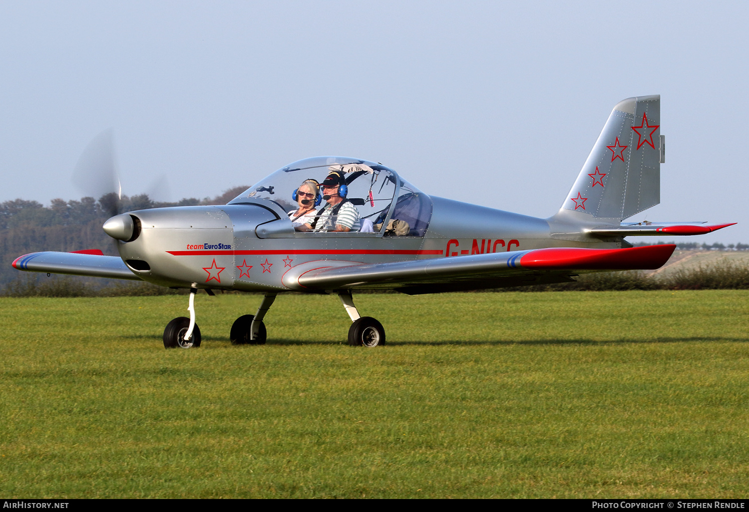 Aircraft Photo of G-NICC | Evektor-Aerotechnik EV-97 Eurostar | AirHistory.net #407910