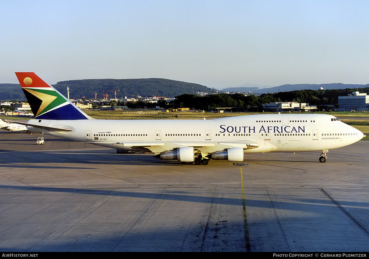 Aircraft Photo of ZS-SAT | Boeing 747-344 | South African Airways | AirHistory.net #407925
