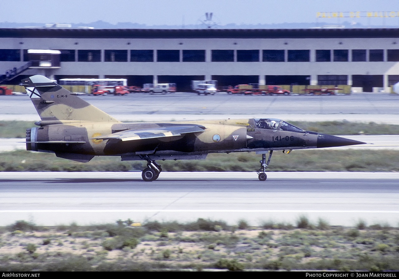 Aircraft Photo of C.14-6 | Dassault Mirage F1CE | Spain - Air Force | AirHistory.net #407934