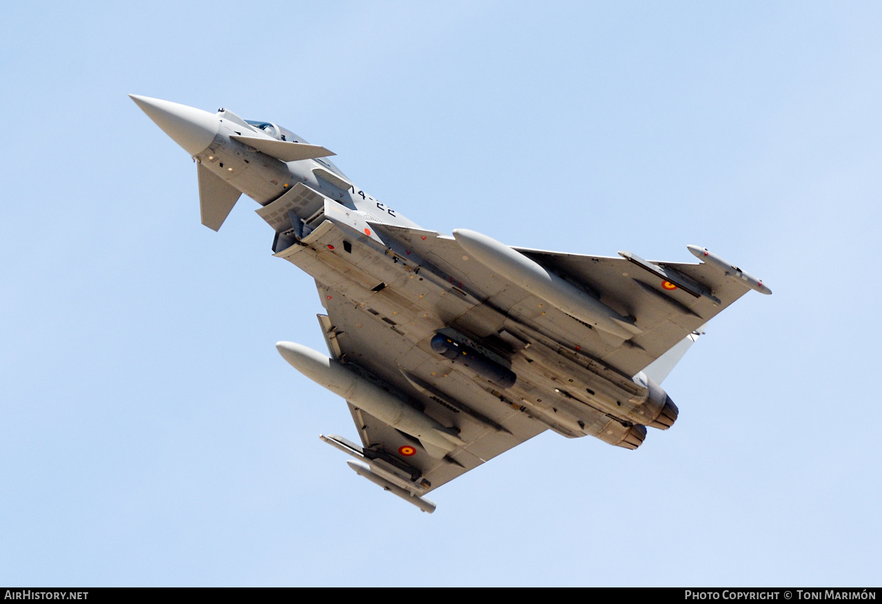 Aircraft Photo of C16-64 | Eurofighter EF-2000 Typhoon | Spain - Air Force | AirHistory.net #407955