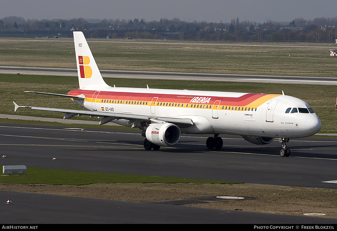 Aircraft Photo of EC-IXD | Airbus A321-211 | Iberia | AirHistory.net #407984