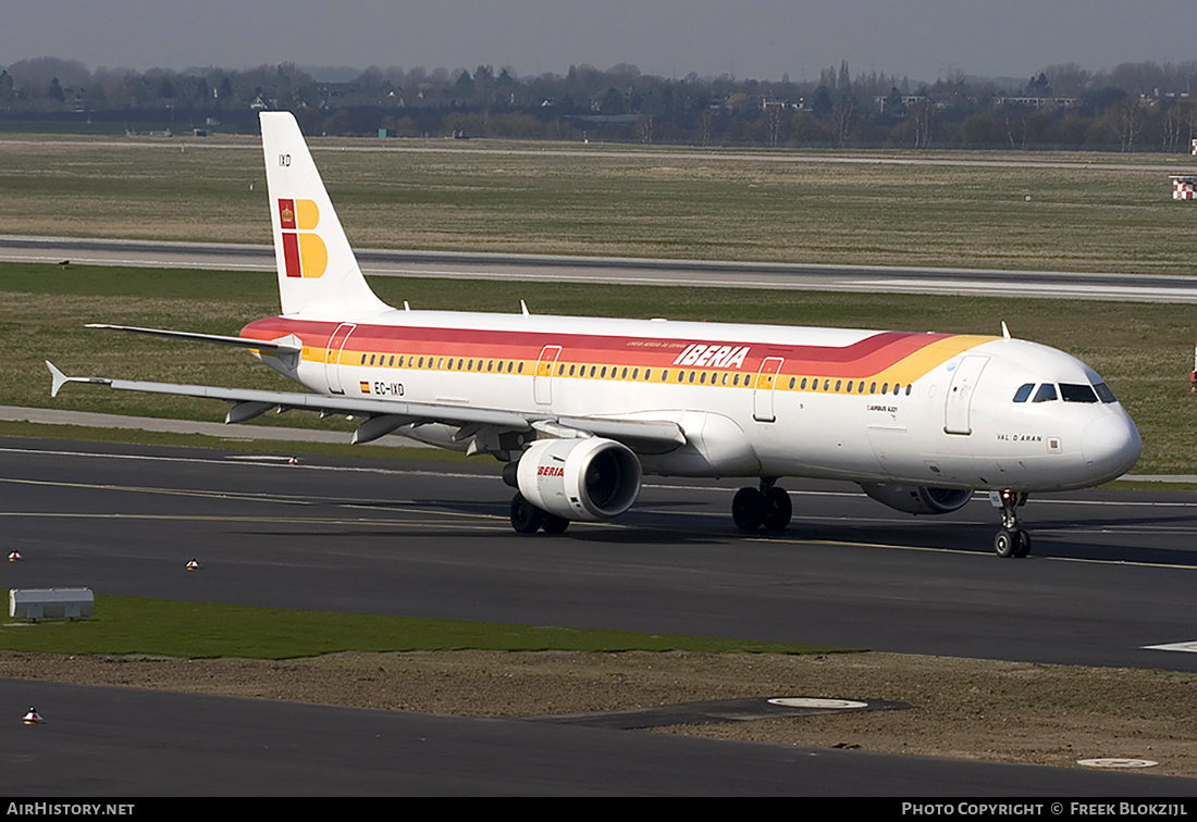 Aircraft Photo of EC-IXD | Airbus A321-211 | Iberia | AirHistory.net #407984