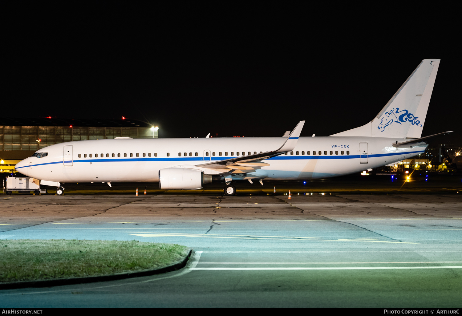 Aircraft Photo of VP-CSK | Boeing 737-8GG BBJ2 | AirHistory.net #408078