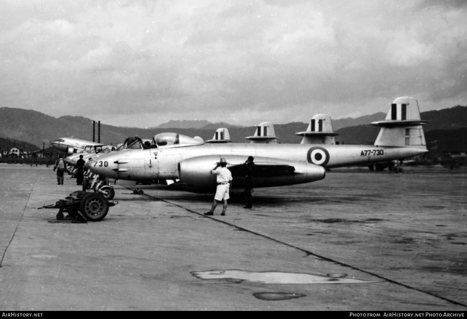 Aircraft Photo of A77-730 | Gloster Meteor F8 | Australia - Air Force | AirHistory.net #408094