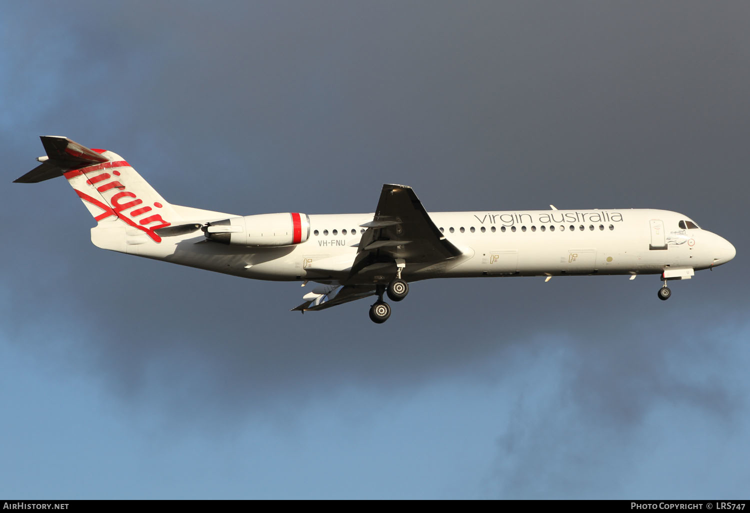 Aircraft Photo of VH-FNU | Fokker 100 (F28-0100) | Virgin Australia Regional Airlines | AirHistory.net #408154