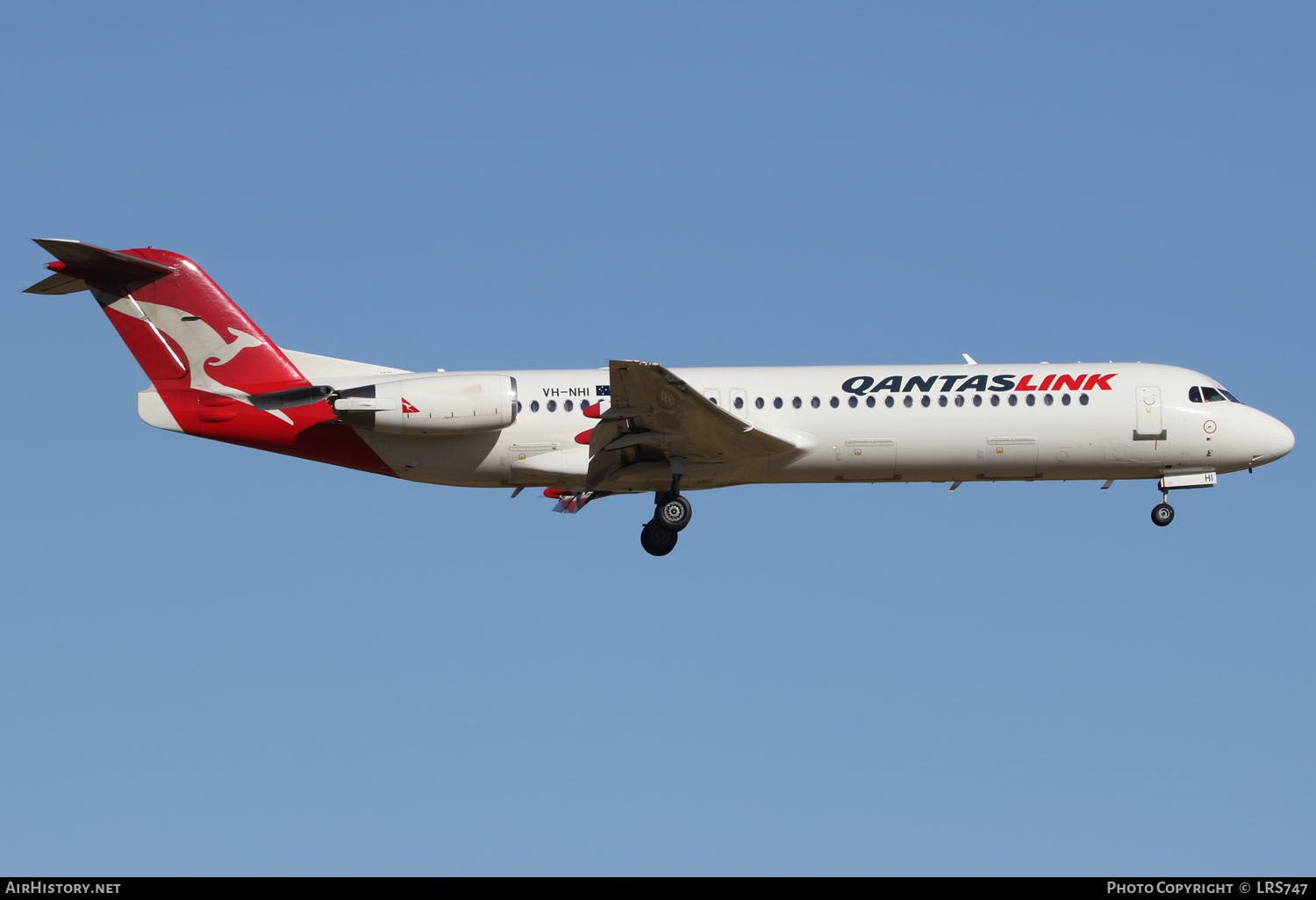 Aircraft Photo of VH-NHI | Fokker 100 (F28-0100) | QantasLink | AirHistory.net #408157