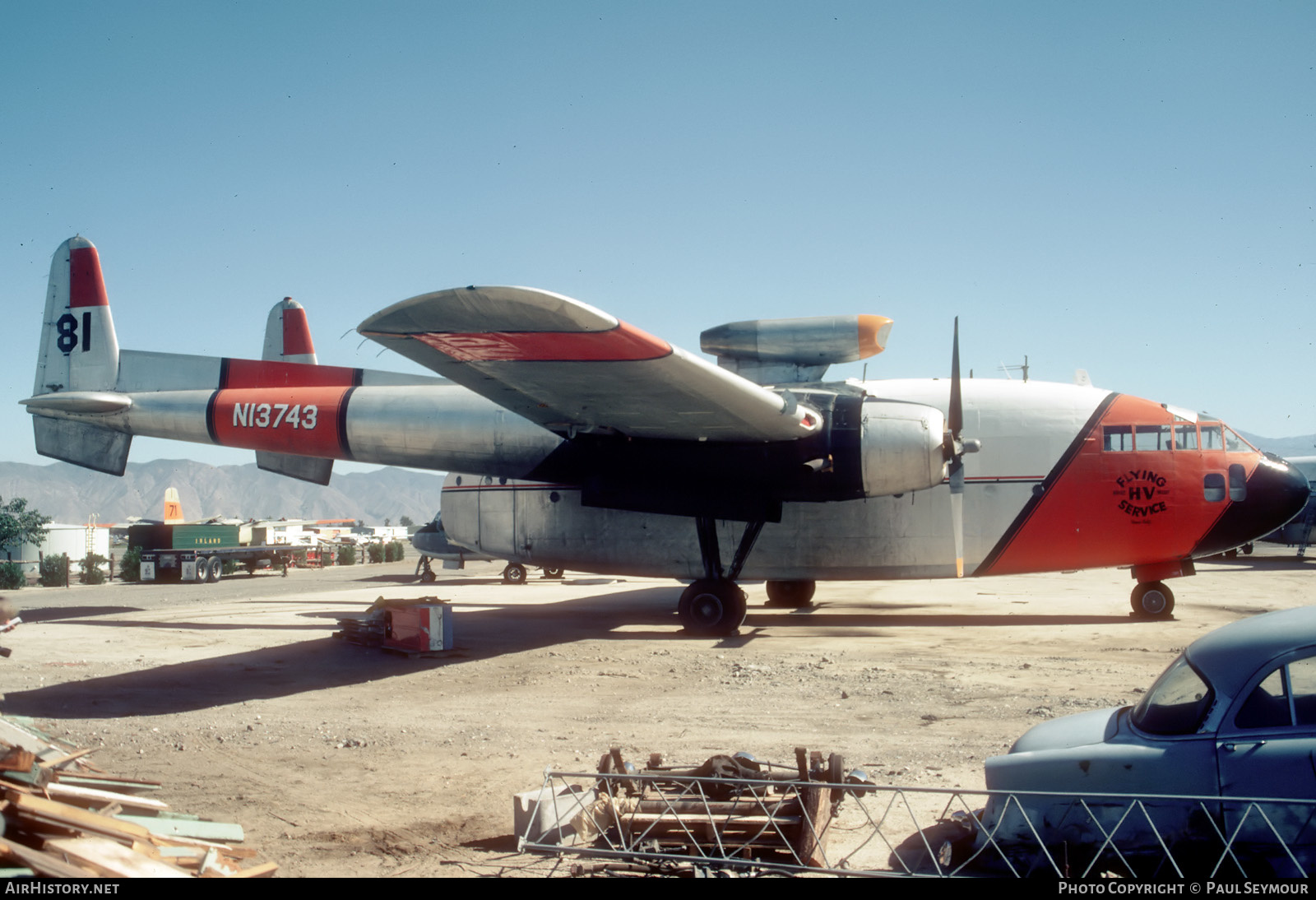 Aircraft Photo of N13743 | Fairchild C-119C Flying Boxcar | Hemet Valley Flying Service | AirHistory.net #408178