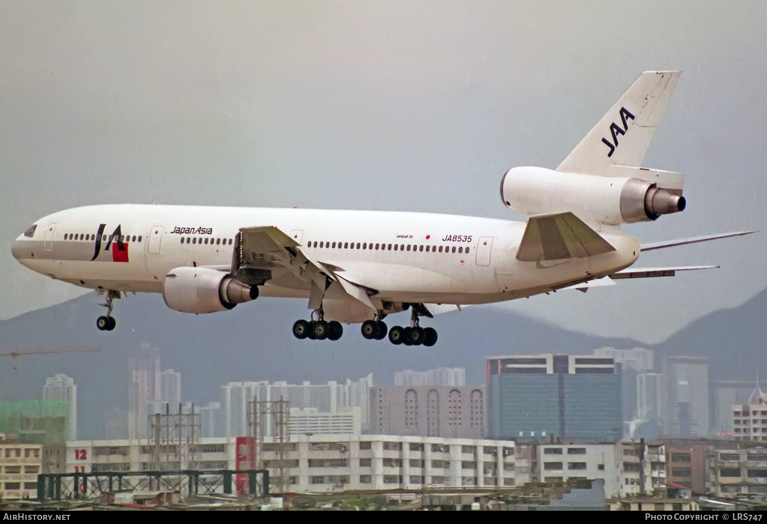 Aircraft Photo of JA8535 | McDonnell Douglas DC-10-40 | Japan Asia Airways - JAA | AirHistory.net #408182