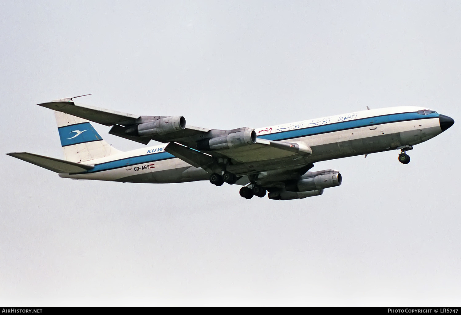 Aircraft Photo of OD-AGY | Boeing 707-327C | Kuwait Airways Cargo | AirHistory.net #408192