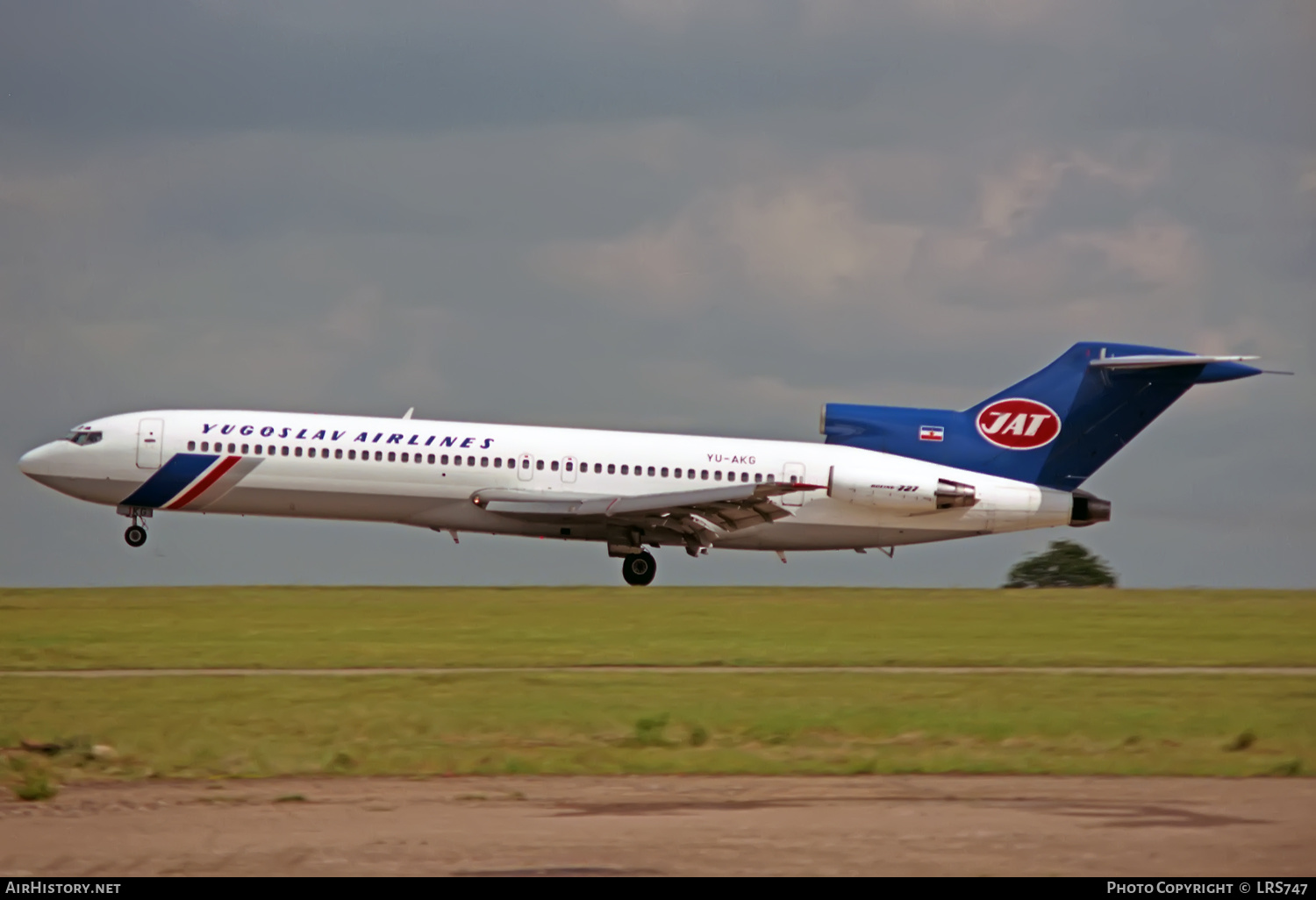 Aircraft Photo of YU-AKG | Boeing 727-2H9/Adv | JAT Yugoslav Airlines - Jugoslovenski Aerotransport | AirHistory.net #408204