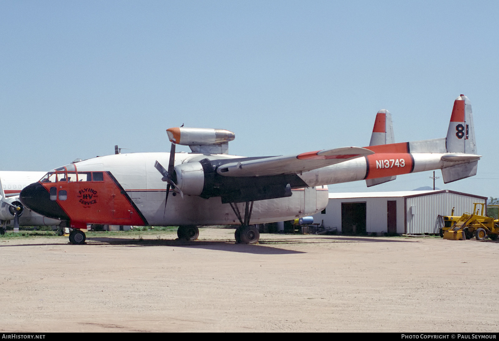 Aircraft Photo of N13743 | Fairchild C-119C Flying Boxcar | Hemet Valley Flying Service | AirHistory.net #408212