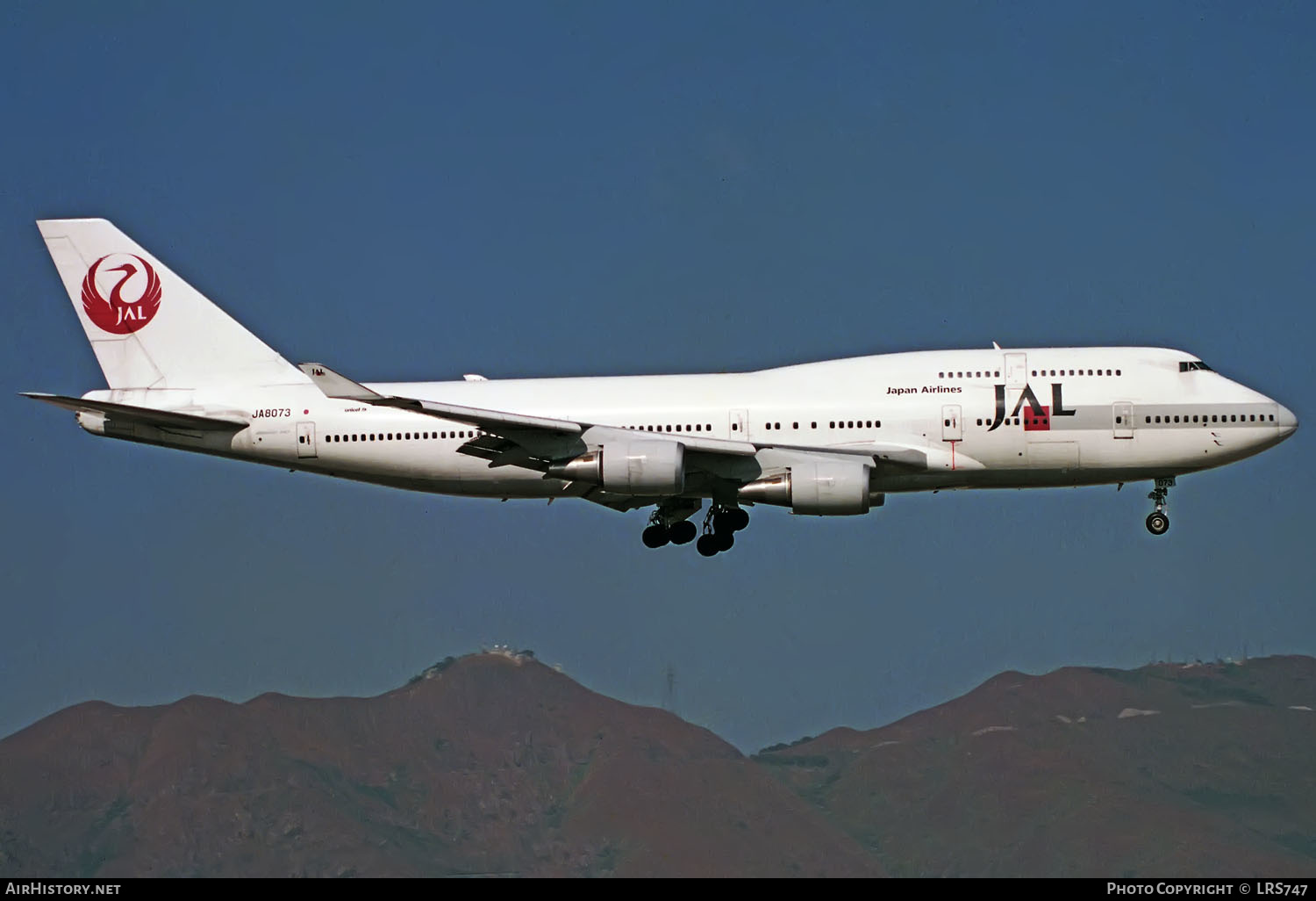 Aircraft Photo of JA8073 | Boeing 747-446 | Japan Airlines - JAL | AirHistory.net #408221