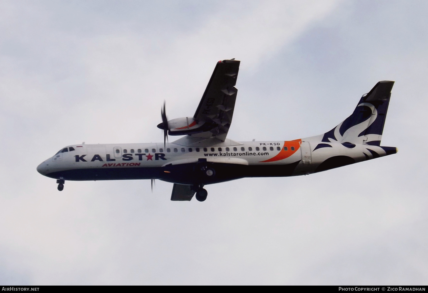 Aircraft Photo of PK-KSD | ATR ATR-72-500 (ATR-72-212A) | KalStar Aviation | AirHistory.net #408232