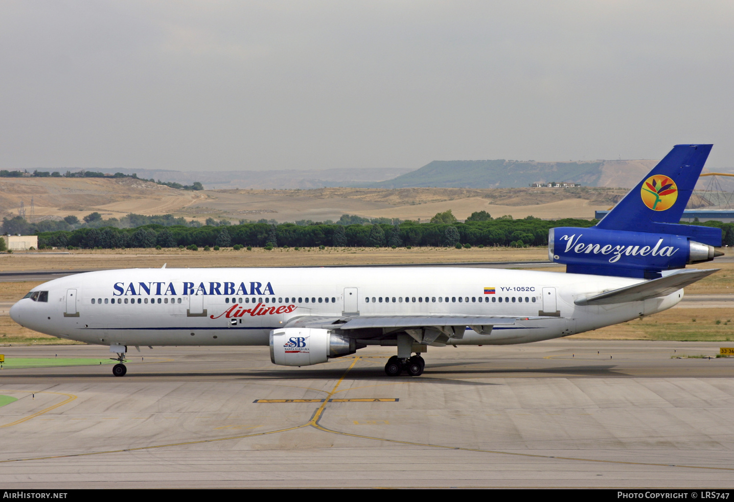 Aircraft Photo of YV-1052C | McDonnell Douglas DC-10-30 | Santa Bárbara Airlines | AirHistory.net #408237