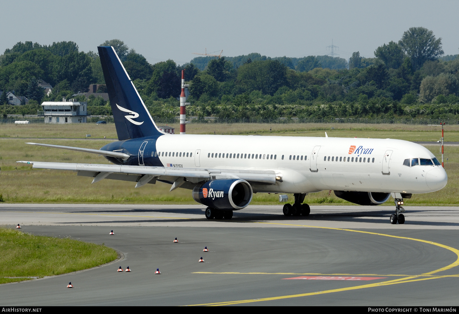 Aircraft Photo of N151GX | Boeing 757-2G5 | Ryan International Airlines | AirHistory.net #408241