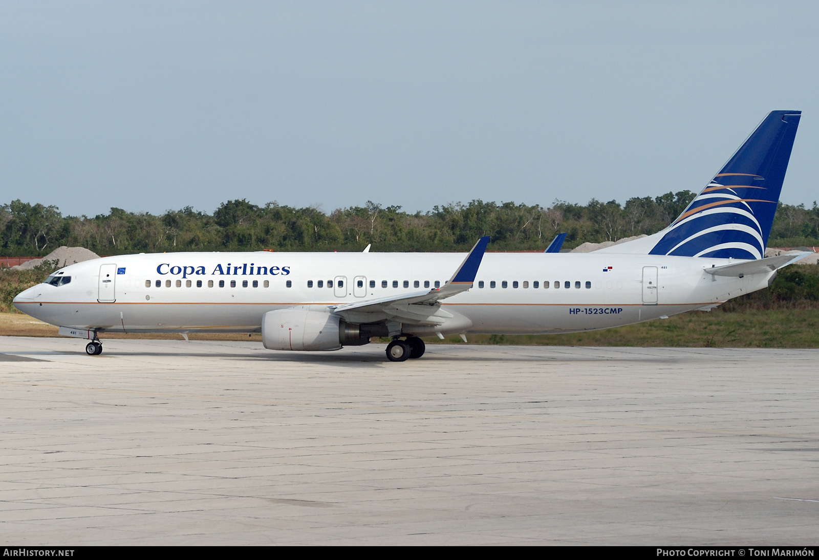 Aircraft Photo of HP-1523CMP | Boeing 737-8V3 | Copa Airlines | AirHistory.net #408255
