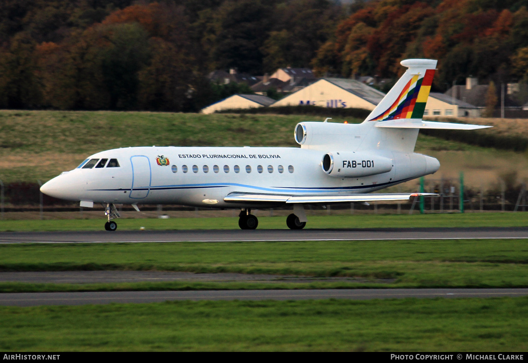 Aircraft Photo of FAB-001 | Dassault Falcon 900EX | Bolivia - Air Force | AirHistory.net #408260