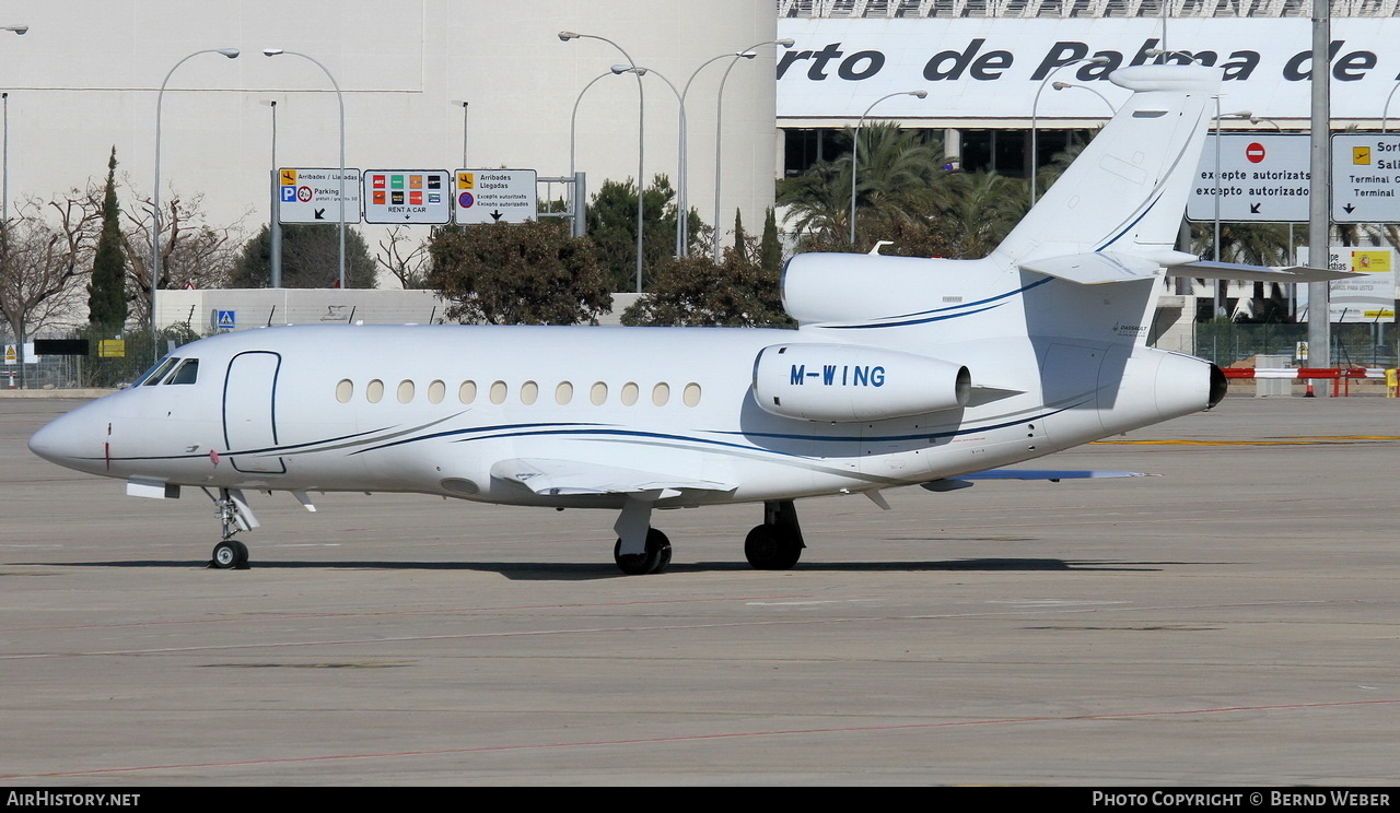 Aircraft Photo of M-WING | Dassault Falcon 7X | AirHistory.net #408293