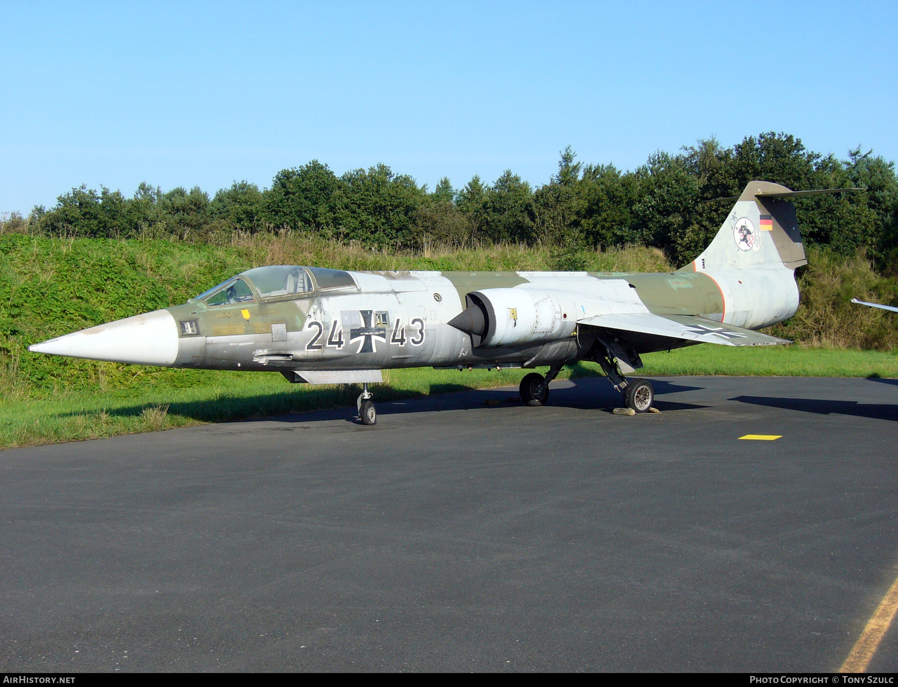 Aircraft Photo of 2443 | Lockheed RF-104G Starfighter | Germany - Air Force | AirHistory.net #408310