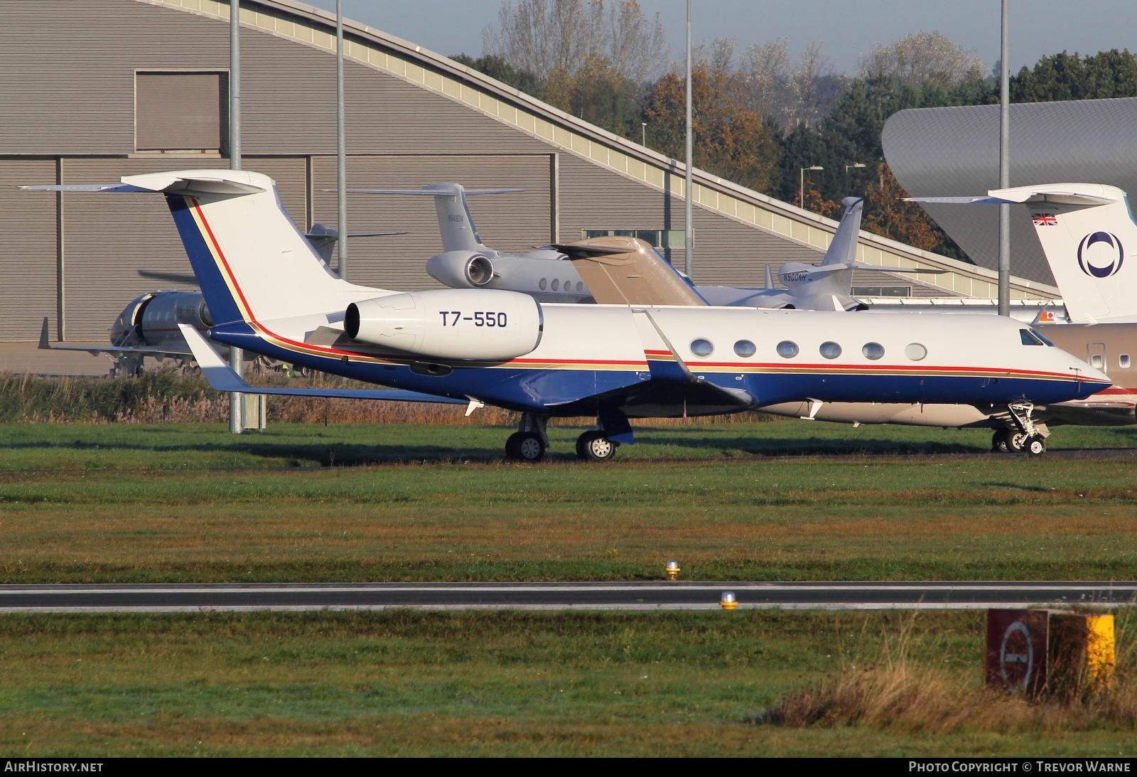 Aircraft Photo of T7-550 | Gulfstream Aerospace G-V-SP Gulfstream G550 | AirHistory.net #408314