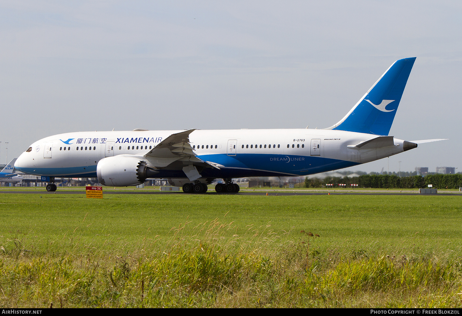 Aircraft Photo of B-2763 | Boeing 787-8 Dreamliner | Xiamen Airlines | AirHistory.net #408324