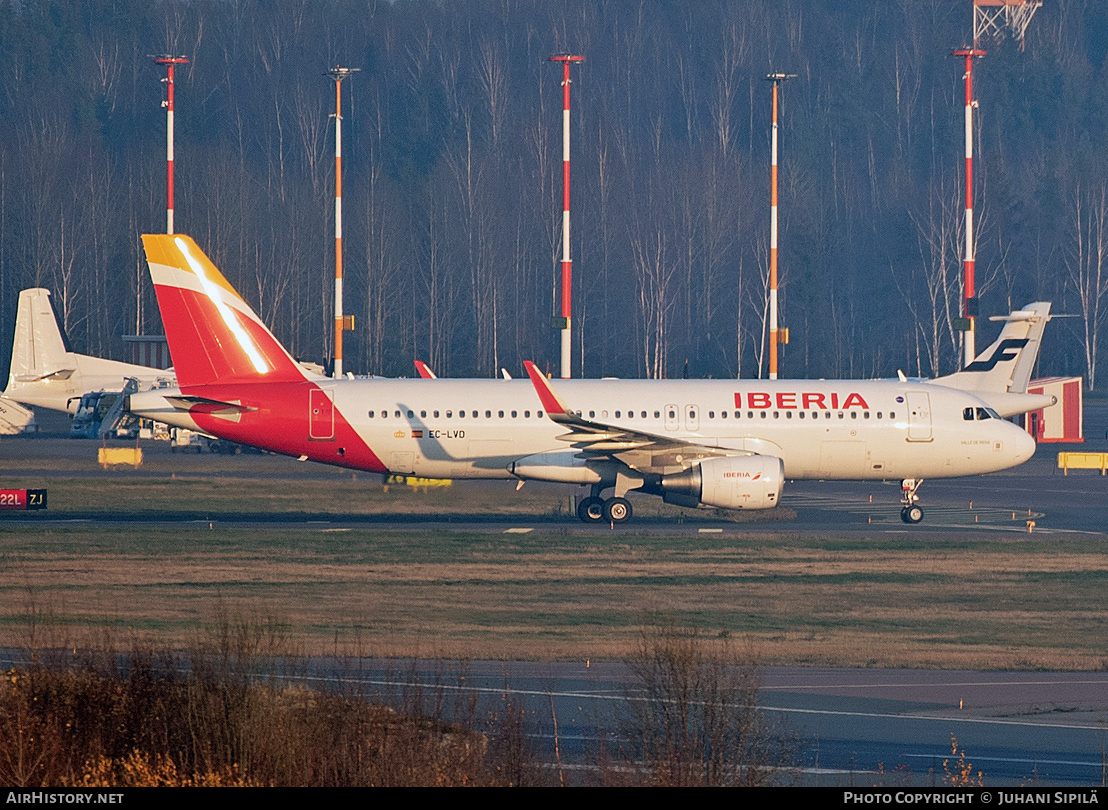 Aircraft Photo of EC-LVD | Airbus A320-216 | Iberia | AirHistory.net #408394