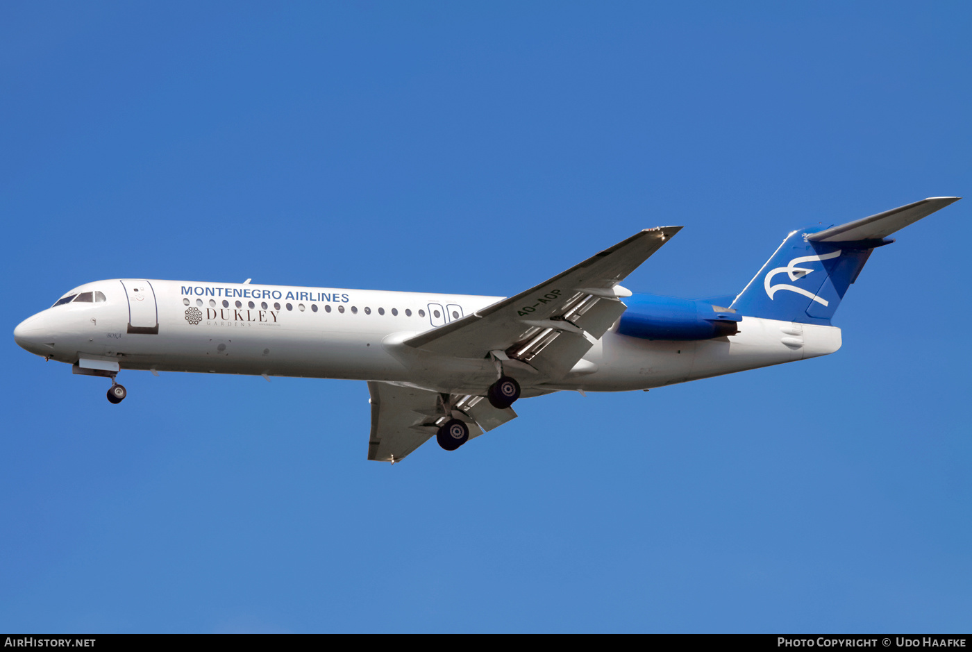 Aircraft Photo of 4O-AOP | Fokker 100 (F28-0100) | Montenegro Airlines | AirHistory.net #408411