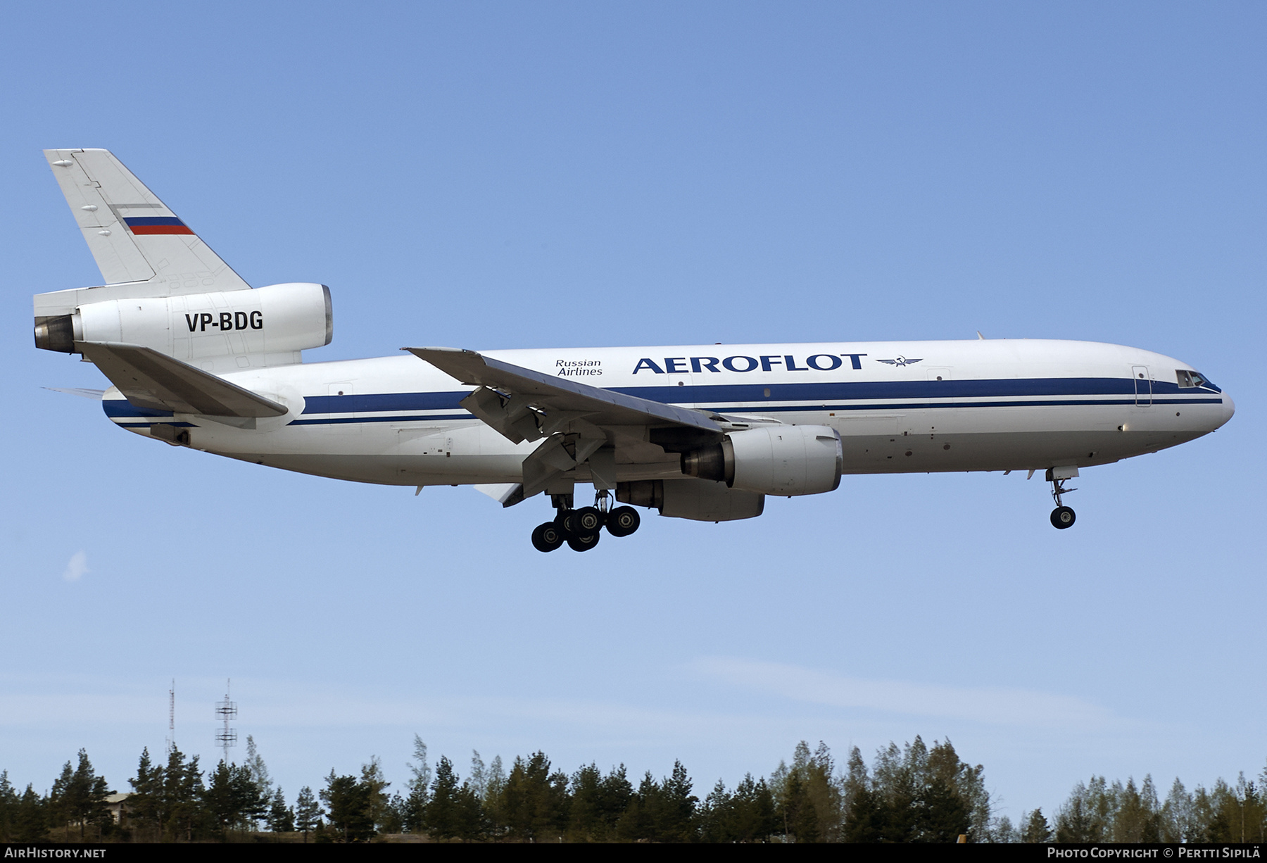 Aircraft Photo of VP-BDG | McDonnell Douglas DC-10-40(F) | Aeroflot - Russian Airlines | AirHistory.net #408430