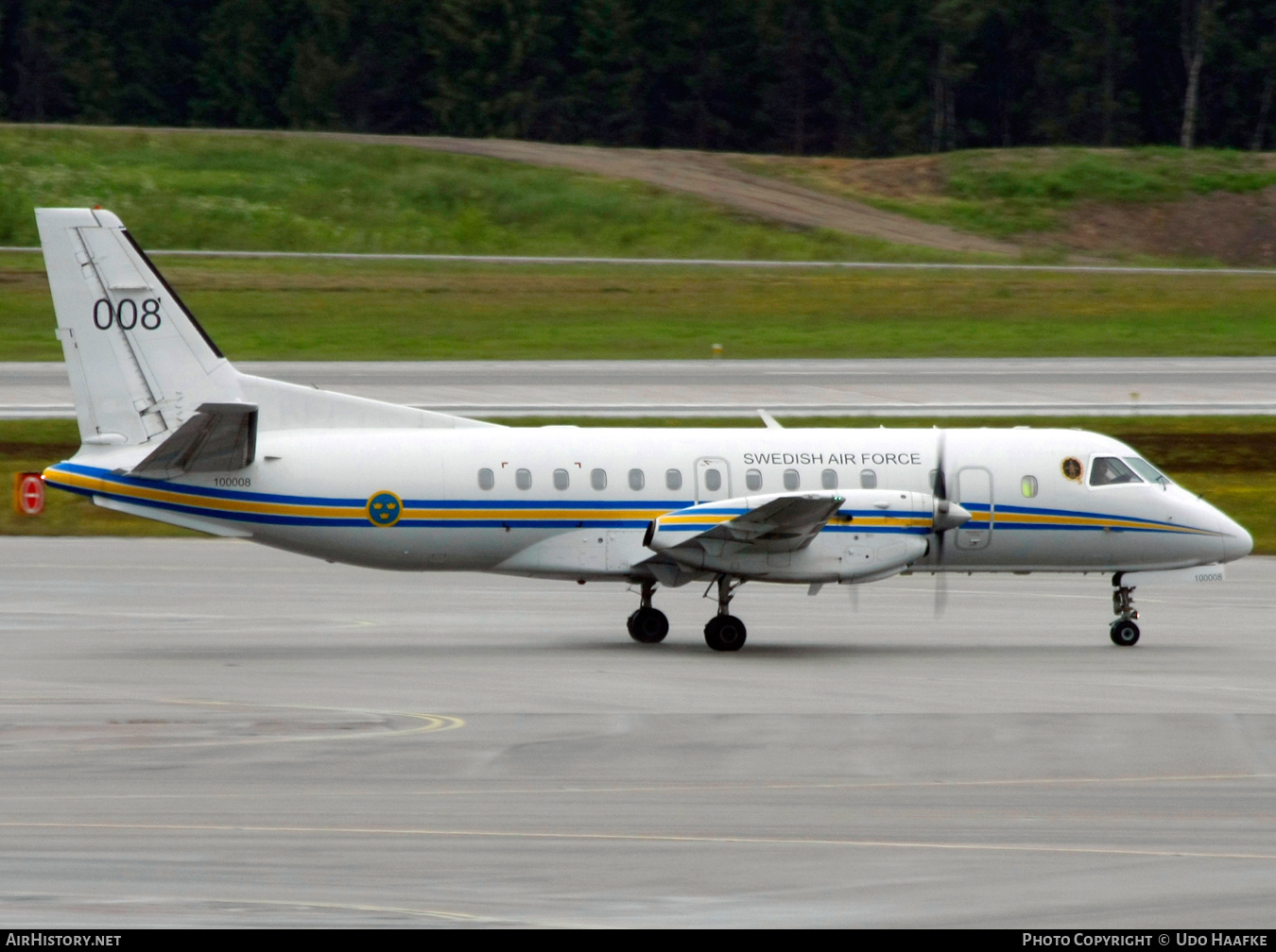 Aircraft Photo of 100008 | Saab Tp100C (340B/Plus) | Sweden - Air Force | AirHistory.net #408435
