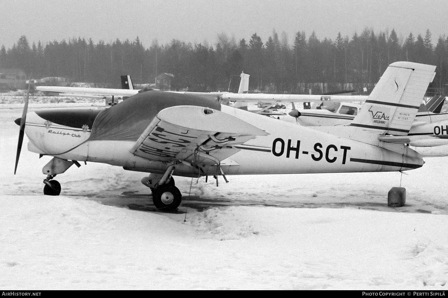 Aircraft Photo of OH-SCT | Socata MS-880B Rallye Club | VipAir | AirHistory.net #408441
