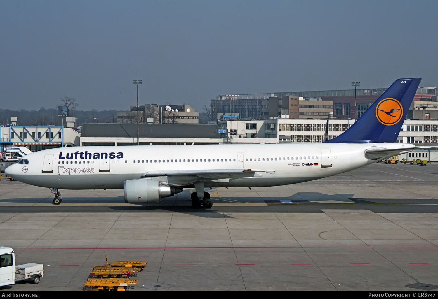 Aircraft Photo of D-AIAN | Airbus A300B4-603 | Lufthansa Express | AirHistory.net #408442