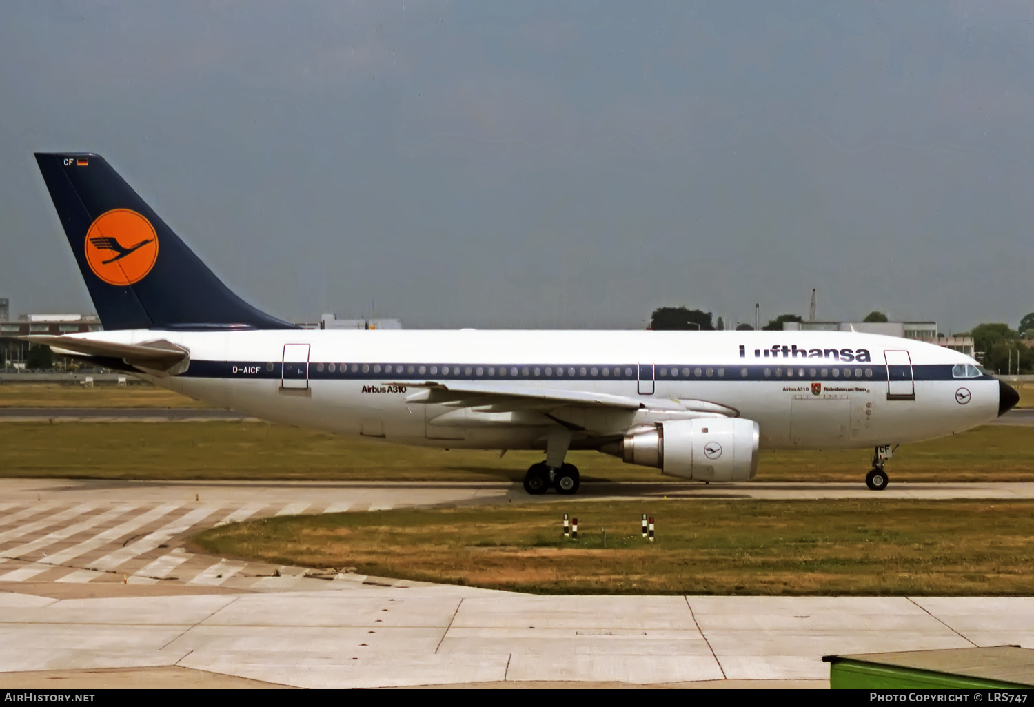 Aircraft Photo of D-AICF | Airbus A310-203 | Lufthansa | AirHistory.net #408443