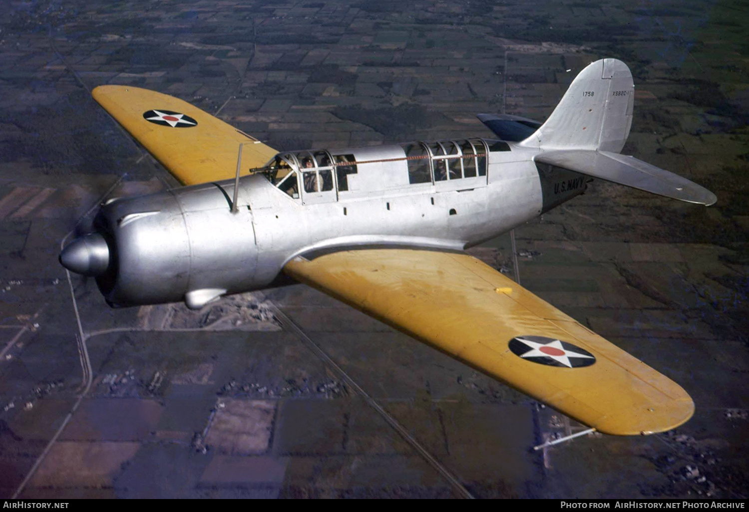 Aircraft Photo of 1758 | Curtiss XSB2C-1 Helldiver | USA - Navy | AirHistory.net #408455