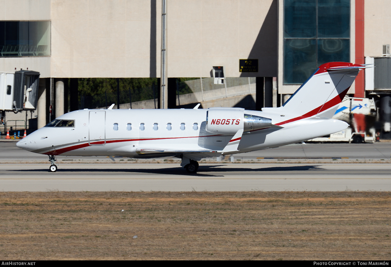 Aircraft Photo of N605TS | Bombardier Challenger 605 (CL-600-2B16) | AirHistory.net #408459
