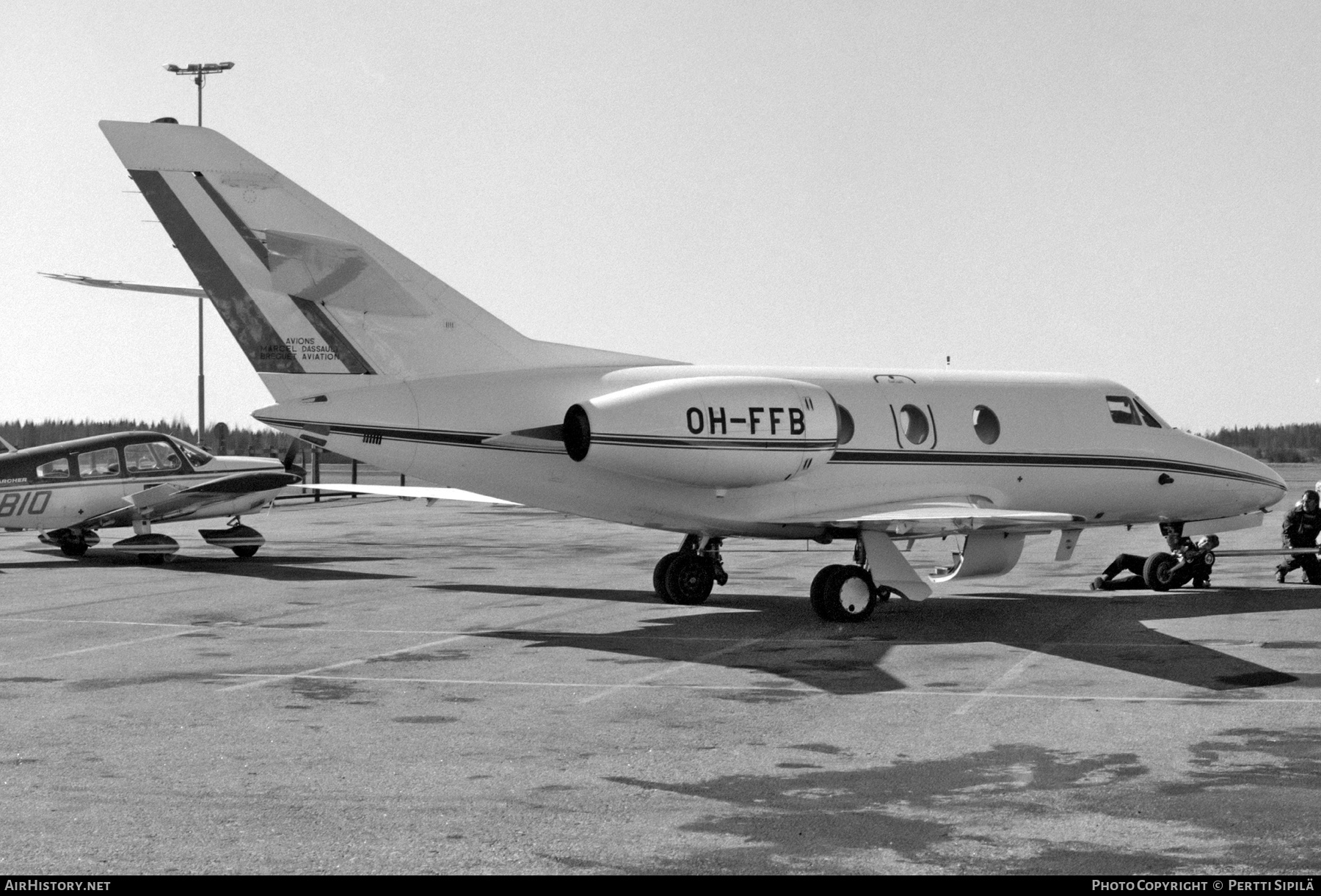 Aircraft Photo of OH-FFB | Dassault Falcon 10A | AirHistory.net #408461