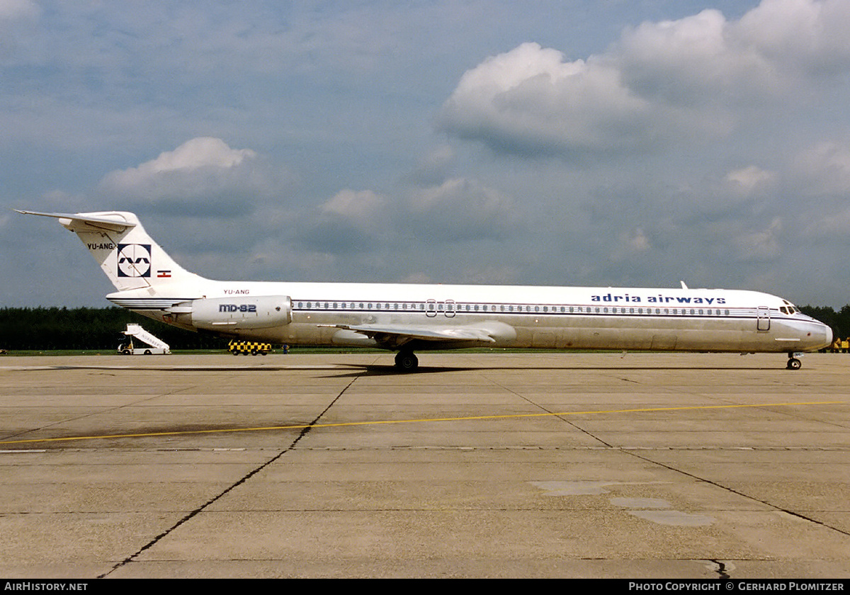 Aircraft Photo of YU-ANG | McDonnell Douglas MD-82 (DC-9-82) | Adria Airways | AirHistory.net #408497