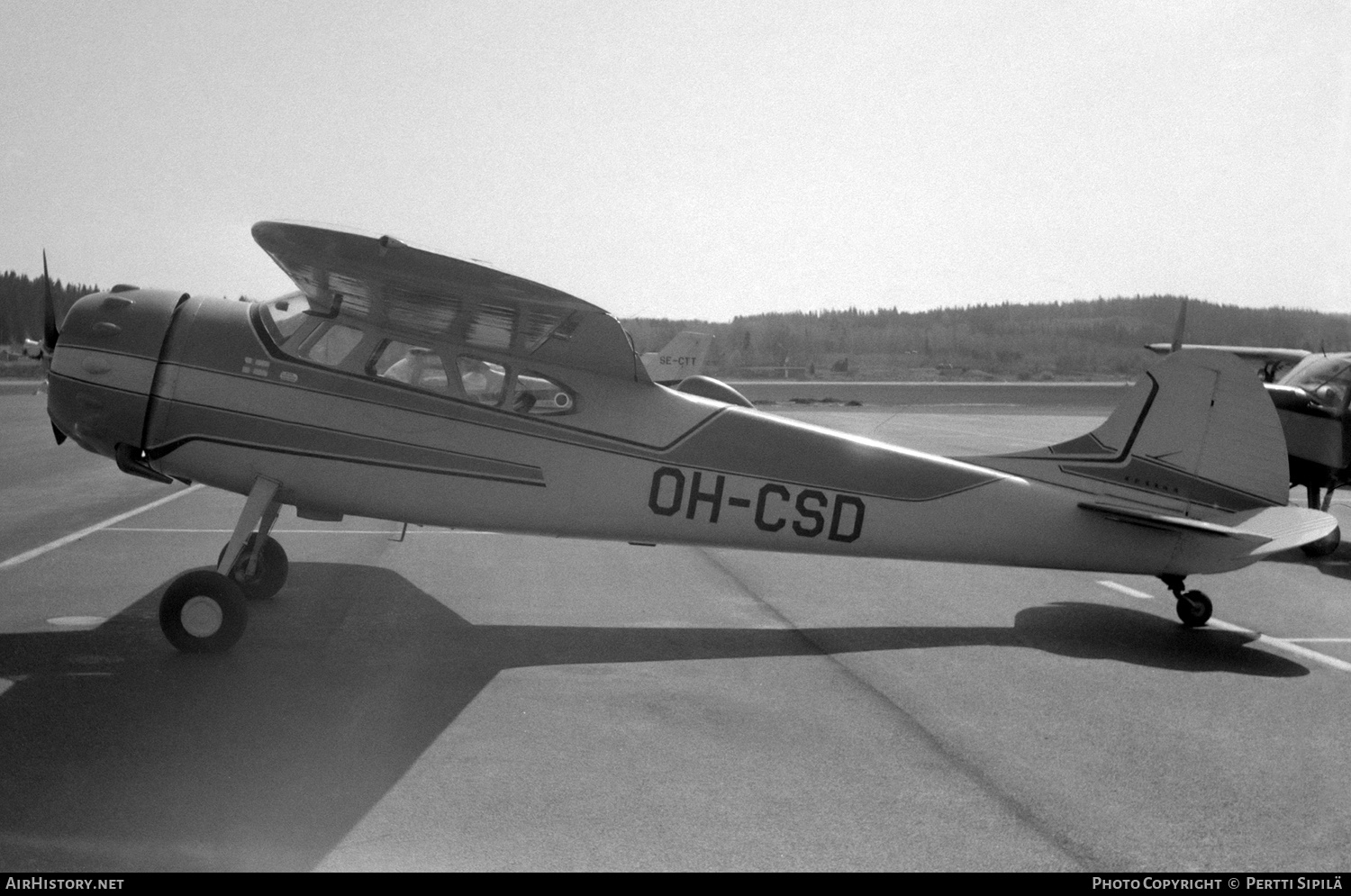 Aircraft Photo of OH-CSD | Cessna 195B | Viarecta | AirHistory.net #408531