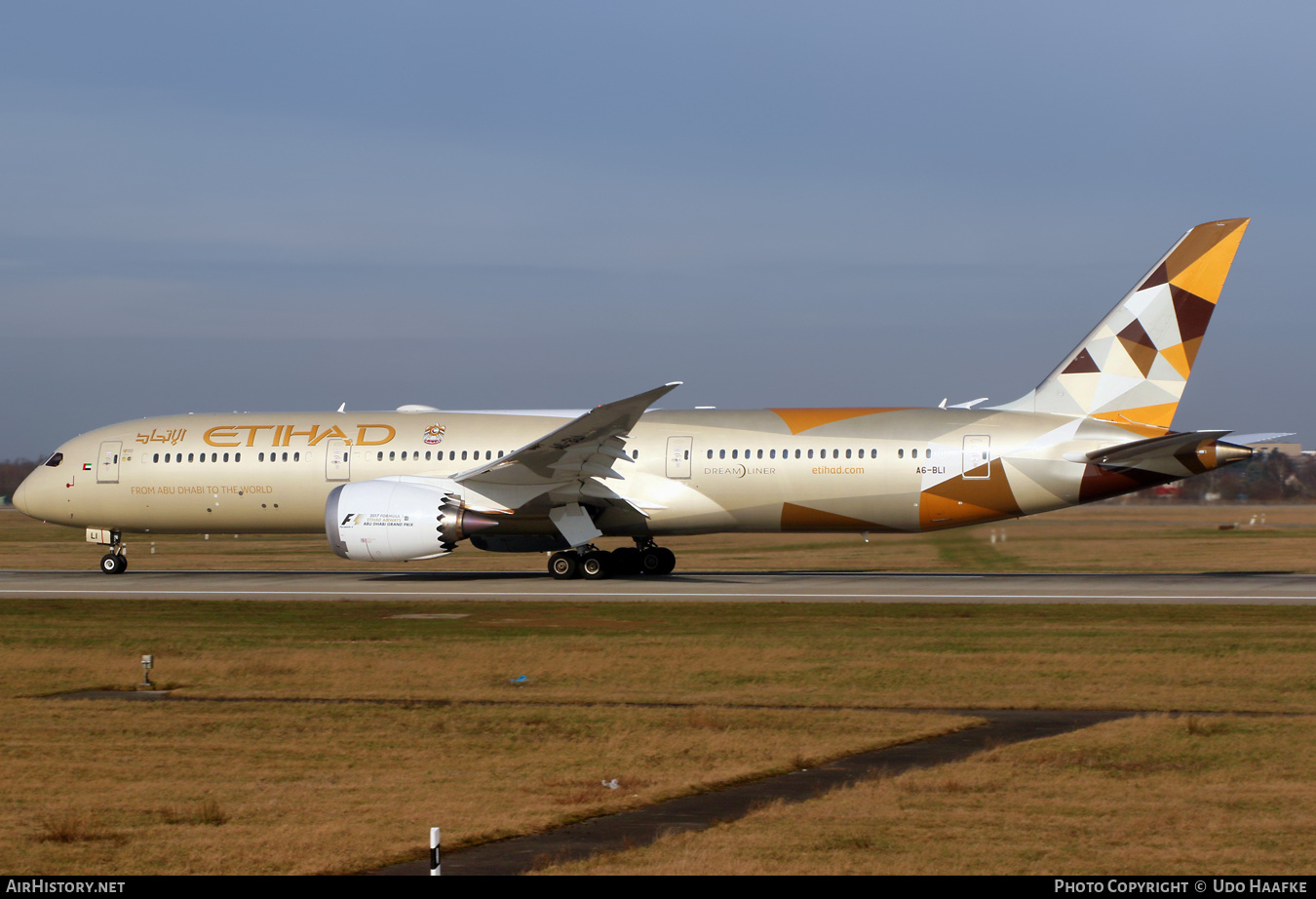 Aircraft Photo of A6-BLI | Boeing 787-9 Dreamliner | Etihad Airways | AirHistory.net #408619