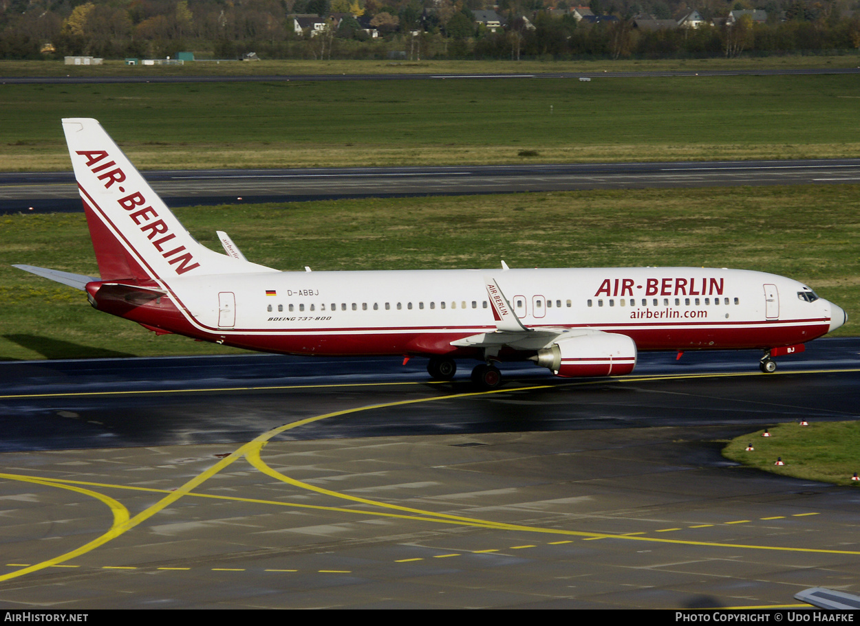 Aircraft Photo of D-ABBJ | Boeing 737-86Q | Air Berlin | AirHistory.net #408625