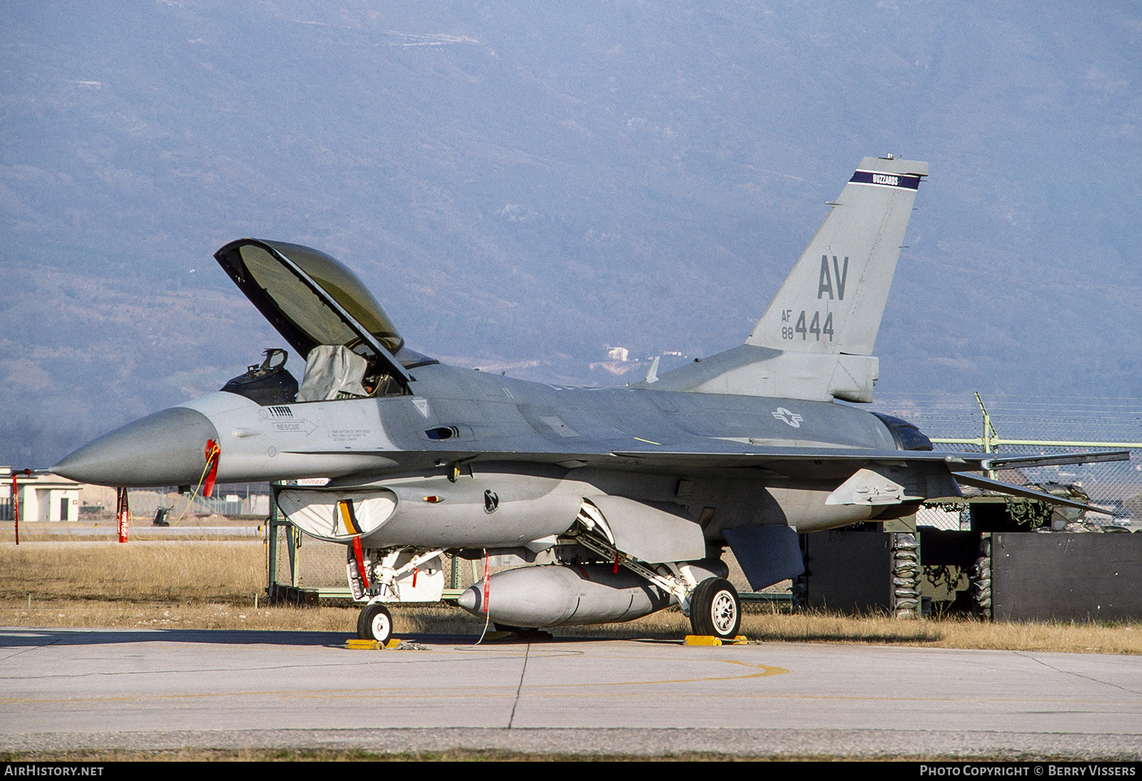 Aircraft Photo of 88-0444 / AF88-444 | Lockheed Martin F-16CM Fighting Falcon | USA - Air Force | AirHistory.net #408627