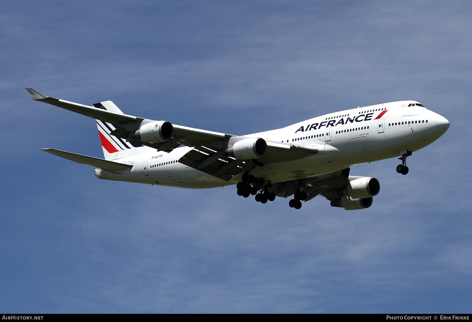 Aircraft Photo of F-GITF | Boeing 747-428 | Air France | AirHistory.net #408634