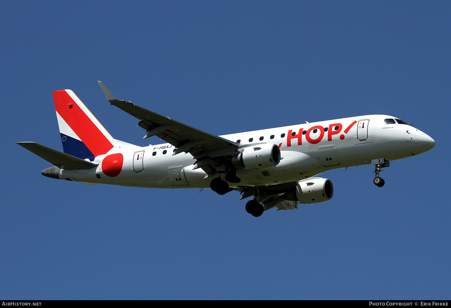 Aircraft Photo of F-HBXJ | Embraer 170STD (ERJ-170-100STD) | Hop! | AirHistory.net #408638