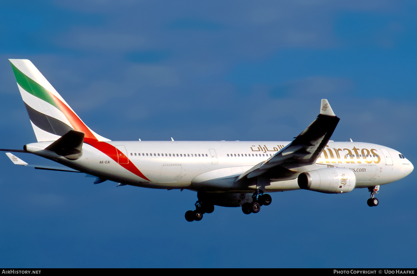 Aircraft Photo of A6-EAI | Airbus A330-243 | Emirates | AirHistory.net #408639