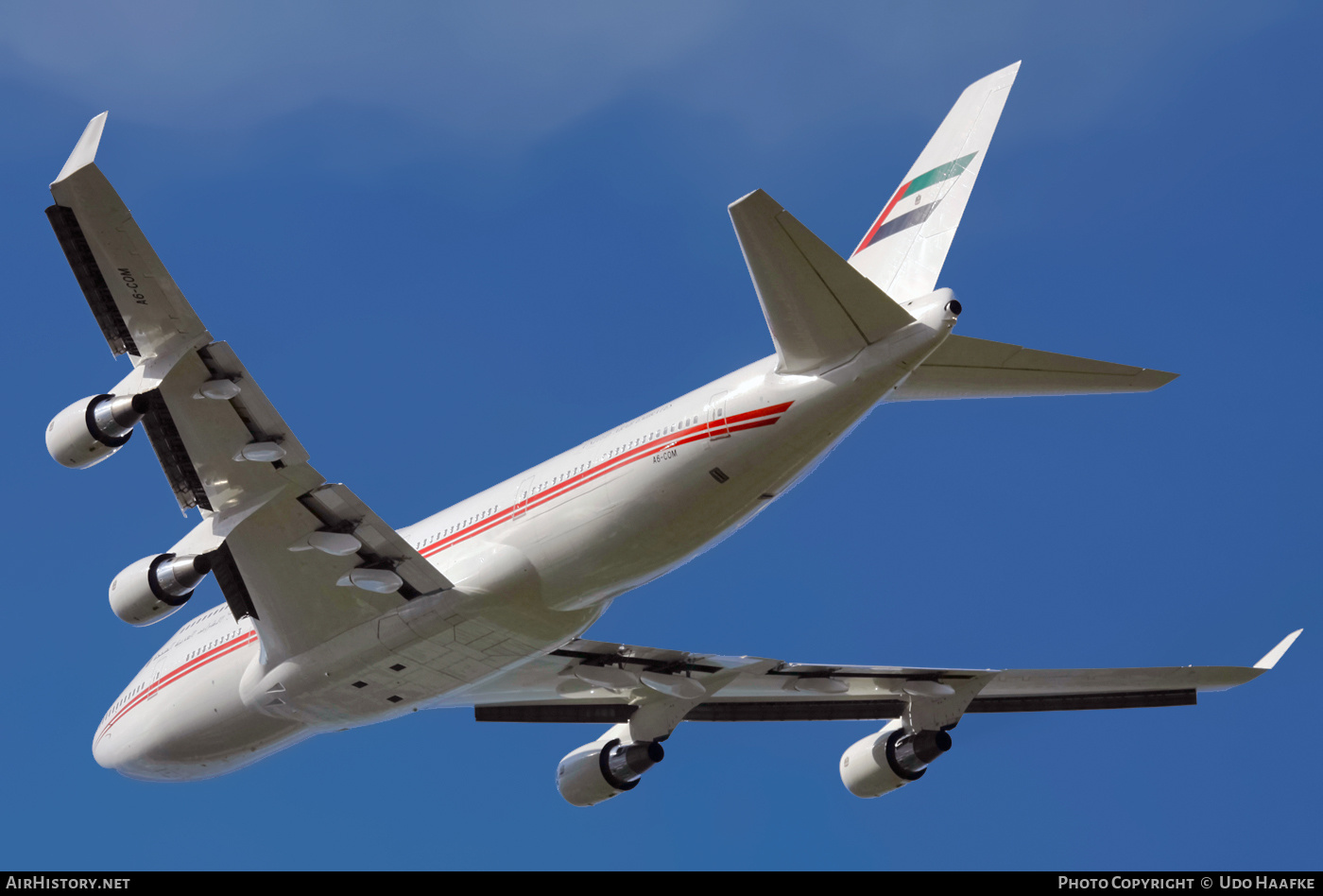 Aircraft Photo of A6-COM | Boeing 747-433M | United Arab Emirates Government | AirHistory.net #408642