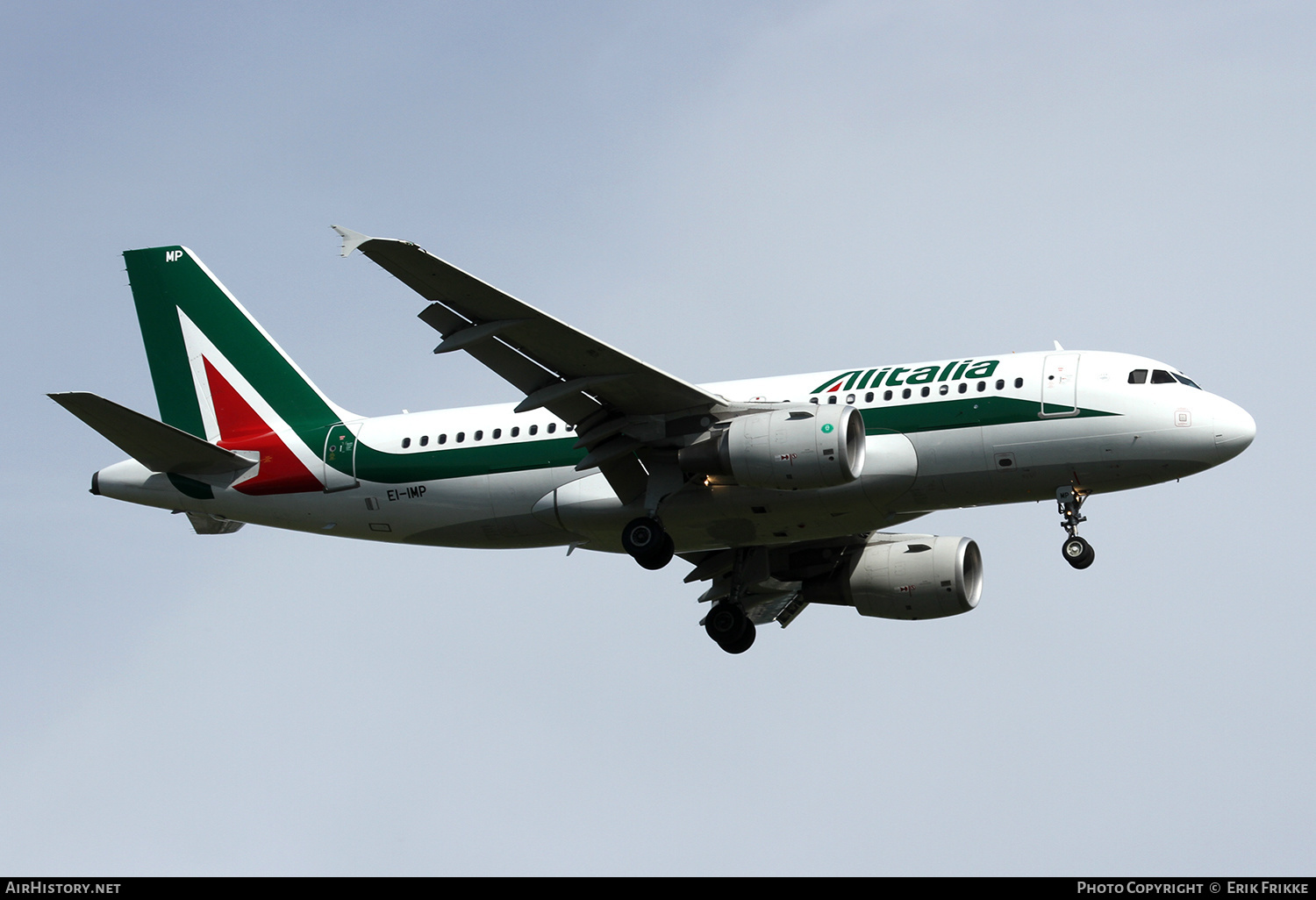 Aircraft Photo of EI-IMP | Airbus A319-111 | Alitalia | AirHistory.net #408652