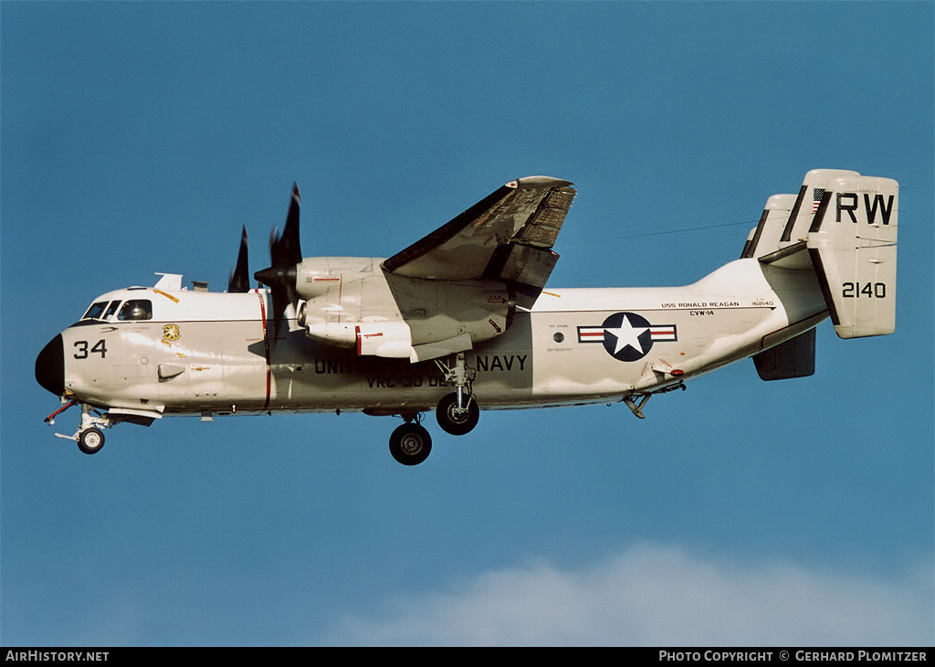 Aircraft Photo of 162140 | Grumman C-2A Greyhound | USA - Navy | AirHistory.net #408677