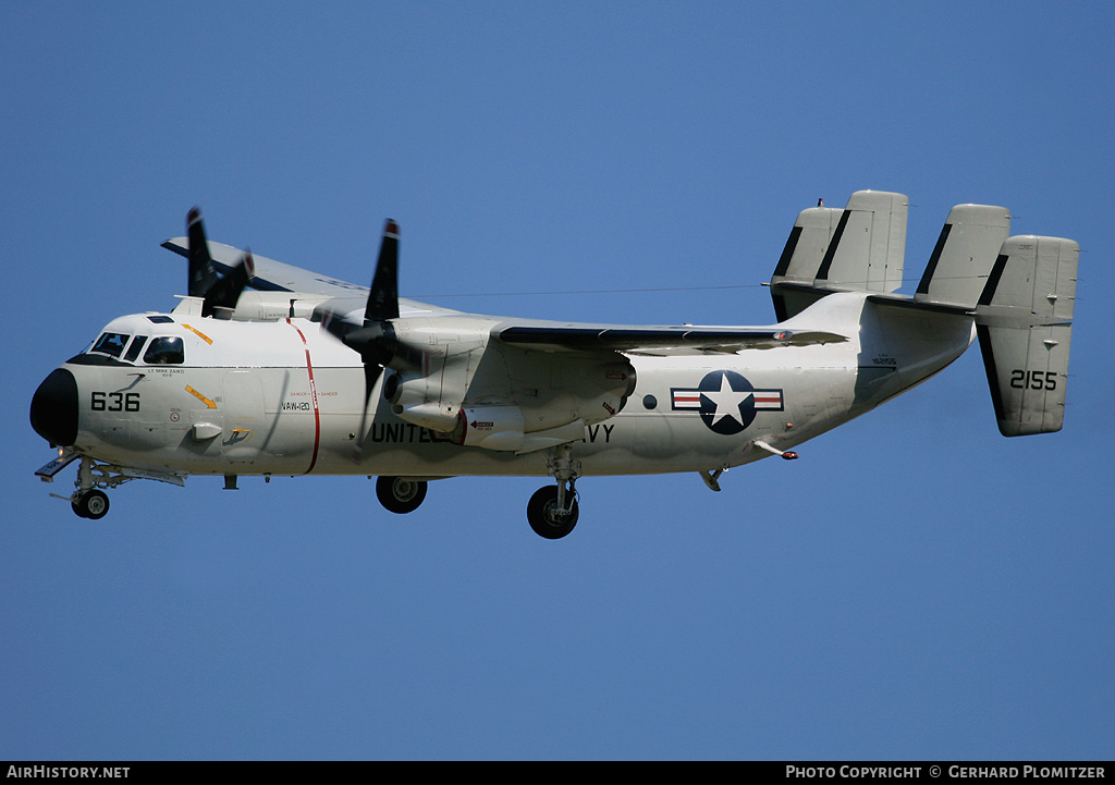 Aircraft Photo of 162155 | Grumman C-2A Greyhound | USA - Navy | AirHistory.net #408680