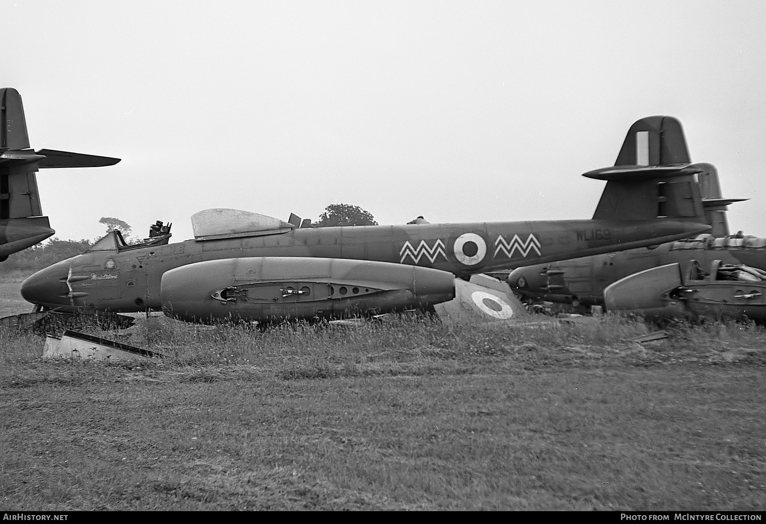 Aircraft Photo of WL169 | Gloster Meteor F8 | UK - Air Force | AirHistory.net #408687