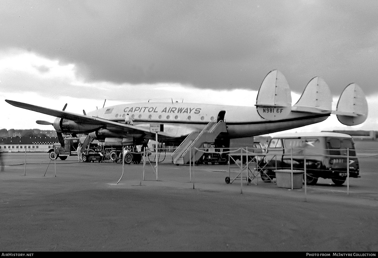 Aircraft Photo of N9816F | Lockheed L-749A Constellation | Capitol Airways | AirHistory.net #408688
