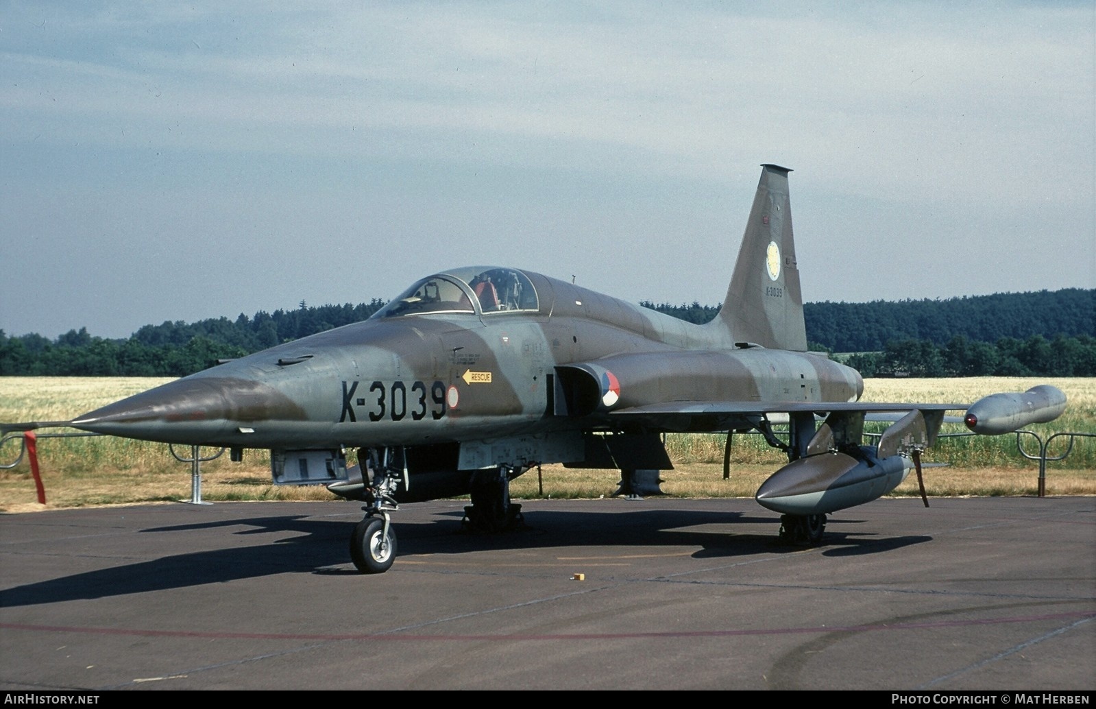 Aircraft Photo of K-3039 | Canadair NF-5A | Netherlands - Air Force | AirHistory.net #408707